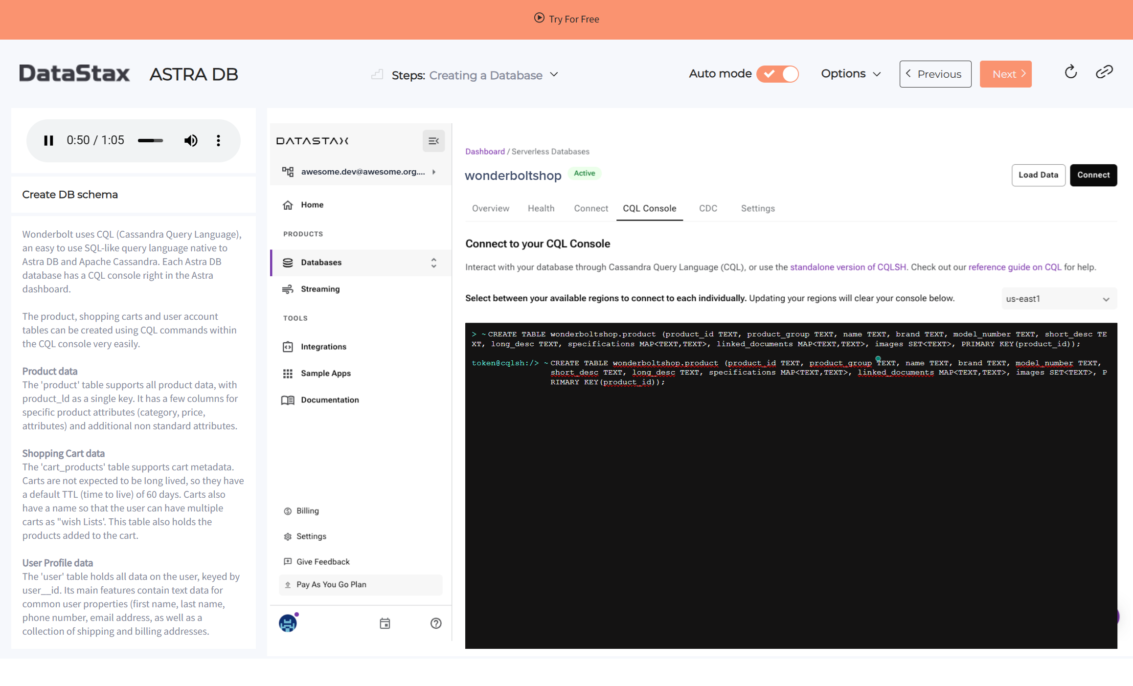 DataStax Technical Use-Case Simulator